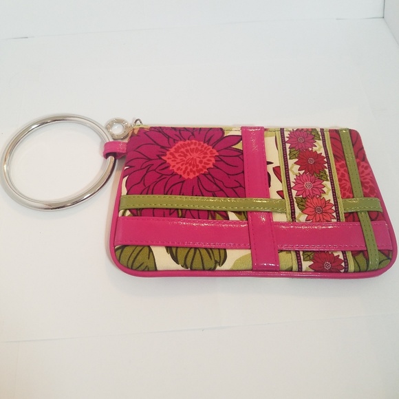 Vera Bradley Handbags - Vera Bradley Zippered Wristlet with Handle NWOT
